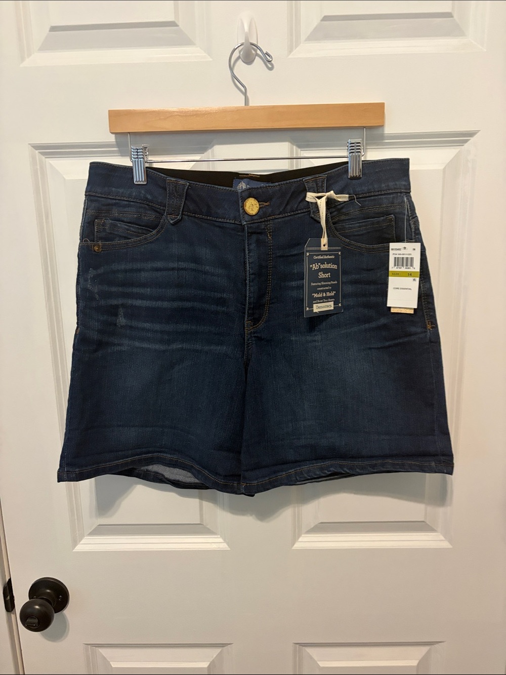 Democracy Dark Blue Denim Jean Shorts